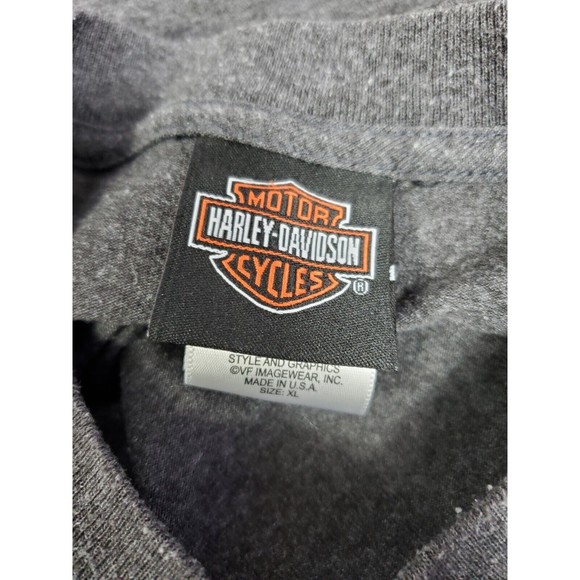 Harley Davidson Classic Grey Montana MISSOULA, MT USA Mens Size XL T-Shirt Tee - Picture 12 of 15